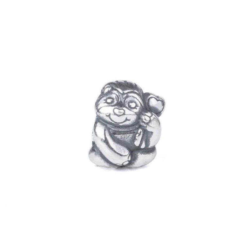 Beads Trollbeads TAGBE-30173 “Bradipo del Cuore” in argento 925 collezione Thun by Trollbeads