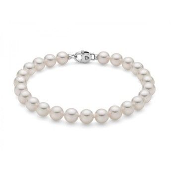 Bracciale Donna MILUNA collezione Perle Akoya 750  -  PBR3357