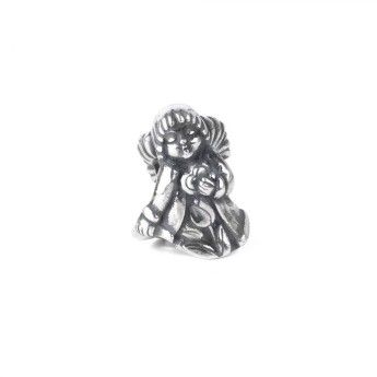 Beads Trollbeads TAGBE-30177 “Angelo con Tulipano” in argento 925 collezione Thun By Trollbeads