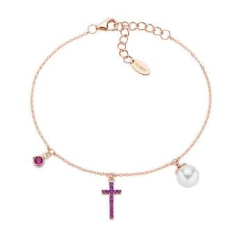 Bracciale Donna AMEN collezione Prega, Ama - BRCRPERRZ