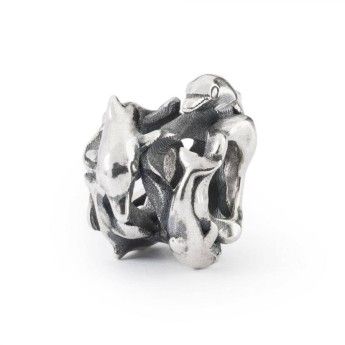 Beads Trollbeads TAGBE-30185 “Famiglia di Delfini” in argento 925