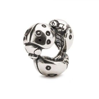 Beads TROLLBEADS Coccinelle in Argento 925 - TAGBE-20213
