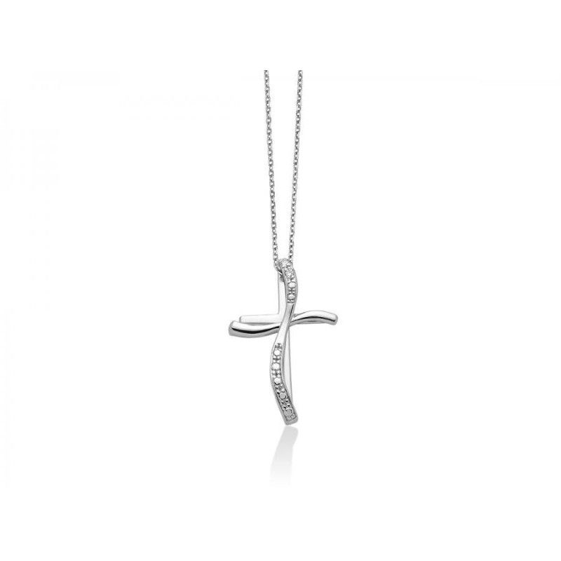 Collana Donna MILUNA  collezione  Croci 375 - CLD4300X