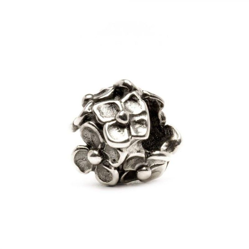 Beads Trollbeads TAGBE-10047  “Ortensia”  in argento 925