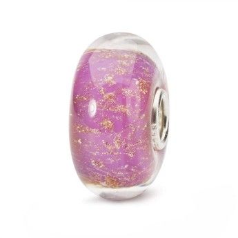 Beads Trollbeads TGLBE-10254  “Deserto rosa”  in vetro