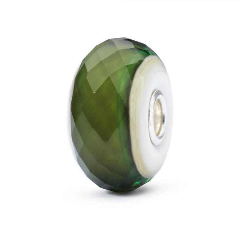 Beads Trollbeads TGLBE-30021 “Verde Speranza” in vetro