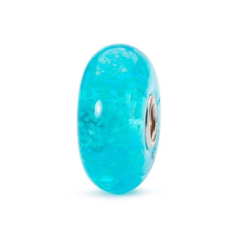 Beads Trollbeads TGLBE-30029  “Cuore dell’Oceano”  in vetro