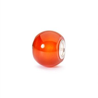 Beads Trollbeads TSTBE-00023  “Onice Rosso Rotondo”  in pietra preziosa