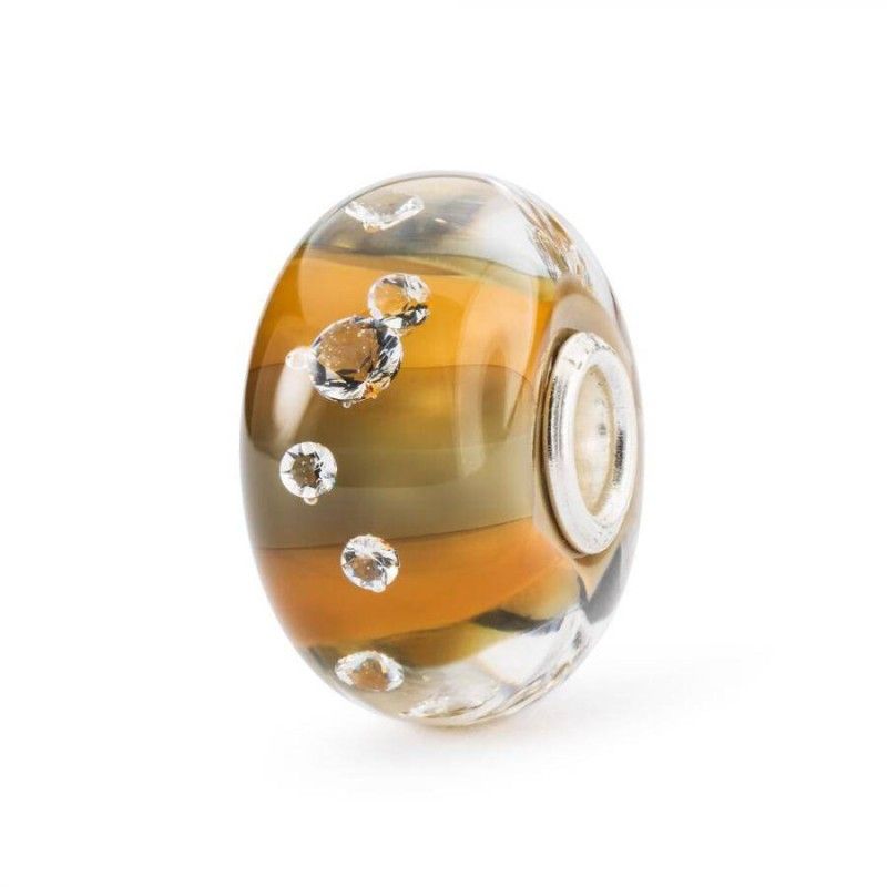 Beads TROLLBEADS   -   Diamante Dell’Avventura  -   in Vetro e Zirconi   -  TGLBE-00226