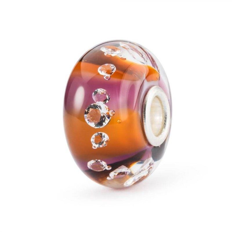 Beads Trollbeads TGLBE-00229  “Diamante della Fantasia”  in vetro