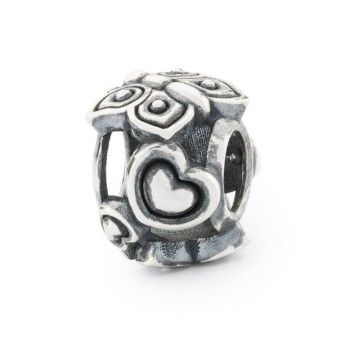 Beads TROLLBEADS   -   Farfalle Innamorate   -   in Argento 925‰   -  collezione Thun by Trollbeads   -   TAGBE-20246