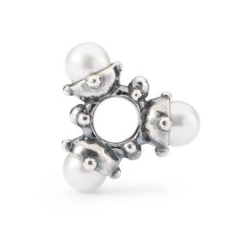 Beads Trollbeads TAGBE-00291   “Perle di Luce”  in argento 925 e perle