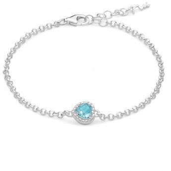 Bracciale Donna Miluna  -  Gemma del Cielo 925  -    BRD933