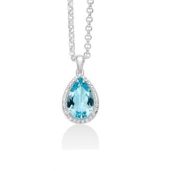 Collana Donna Miluna  -  Gemma del Cielo 925  -    CLD4348