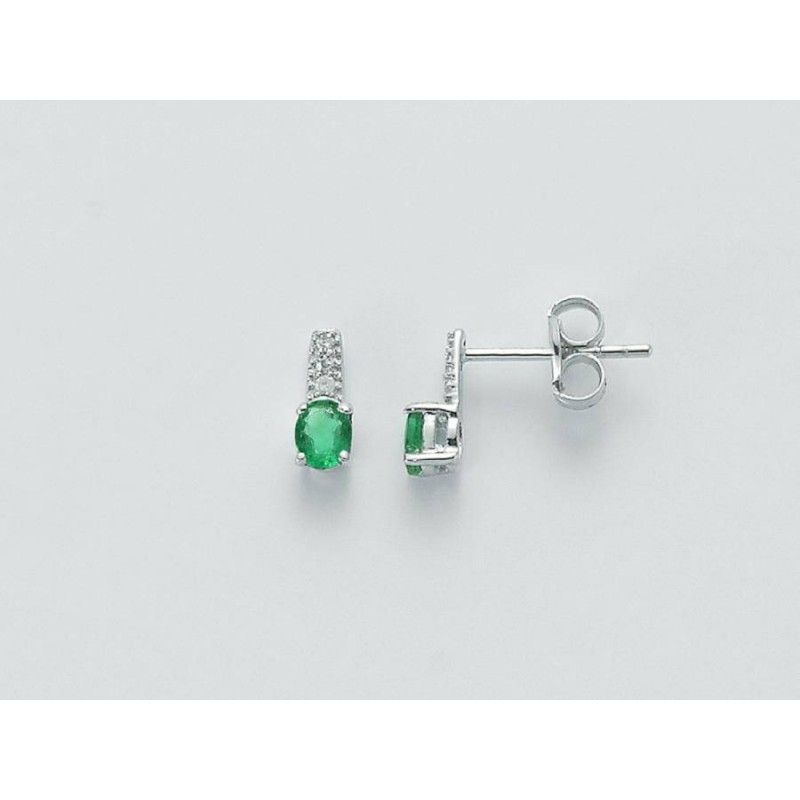 Orecchini Donna MILUNA collezione Premium Gemme 375  -  ERD2110V2X