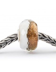 Beads TROLLBEADS   “Nuvole D’Inverno” in vetro Limited Edition - TGLBE-30095