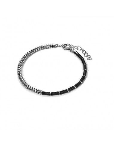Bracciale Uomo 4US CESARE PACIOTTI  -  Black Segments  -  4UBR2859
