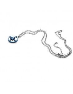 Collana Uomo 4US CESARE PACIOTTI  -  Blu Wind Rose  -  4UCL3487