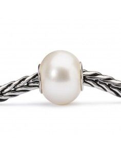 Beads TROLLBEADS Perla Bianca in Argento 925 - TAGBE-00085