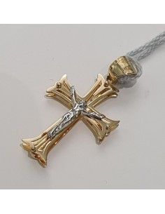 Croce Unisex in oro giallo ed oro bianco 750  -  478.CR45120