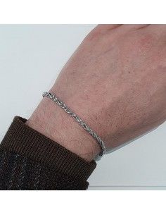 Bracciale Uomo in oro bianco 750  -  490.BR76340