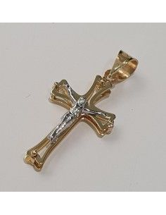 Croce Unisex in oro giallo ed oro bianco 750  -  479.CR78100