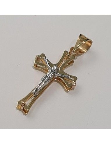 Croce Unisex in oro giallo ed oro bianco 750  -  479.CR78100