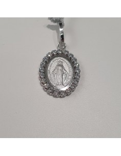 Madonnina Donna in oro bianco 750  -  482.MD73162