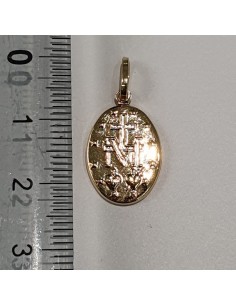 Madonnina Donna in oro giallo 750  -  486.MD83114