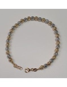 Bracciale Donna in oro giallo e bianco 750  -  460.BR53480