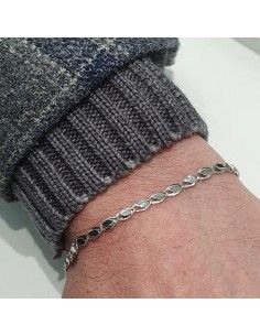 Bracciale Uomo in oro bianco 750  -  475.BR10268