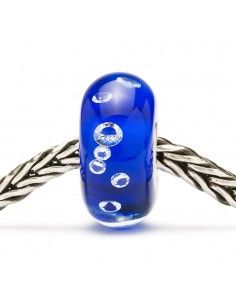 Beads TROLLBEADS   -   Diamante Blu Universale  -   in Vetro e Zirconi   -  TGLBE-00041