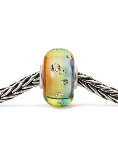 Beads TROLLBEADS   -   Diamante Arcobaleno  -   in Vetro e Zirconi   -  TGLBE-00214