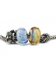 Beads TROLLBEADS   -   Diamante Arcobaleno  -   in Vetro e Zirconi   -  TGLBE-00214