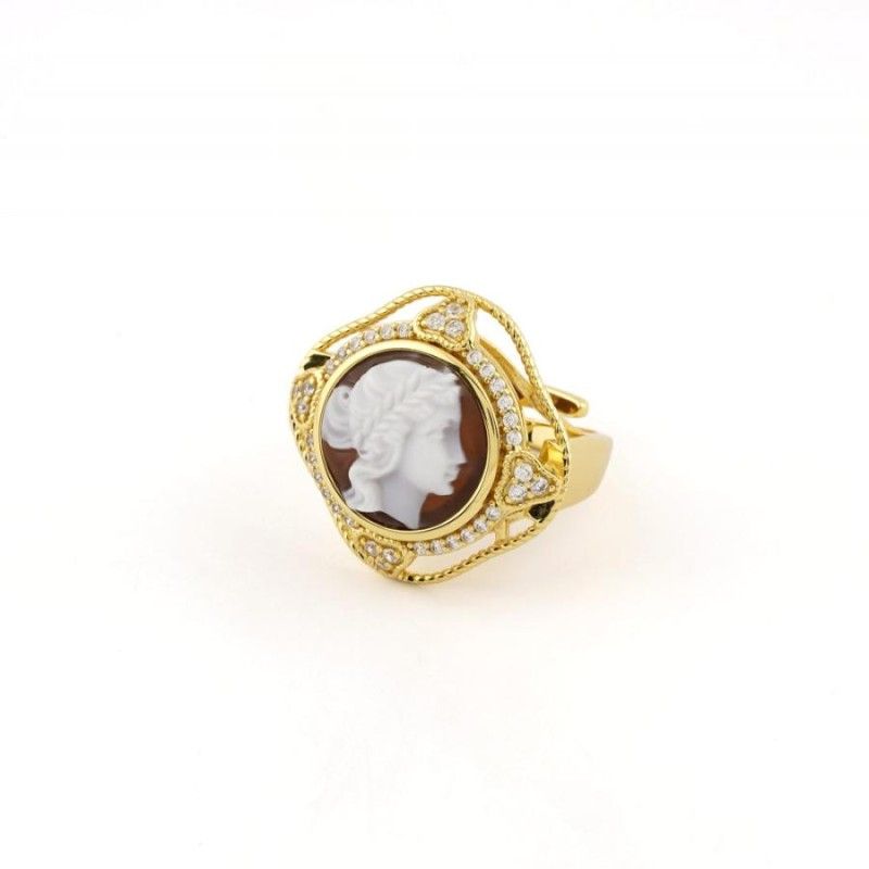 Anello Donna CAMEO ITALIANO Florence - A146-G 01