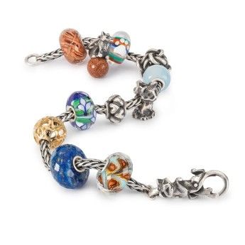 Beads TROLLBEADS Abbraccio al Tramonto in Vetro di Murano - TGLBE-30118