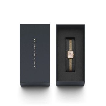 Orologio Donna DANIEL WELLINGTON Quadro Mini Evergold - DW00100655