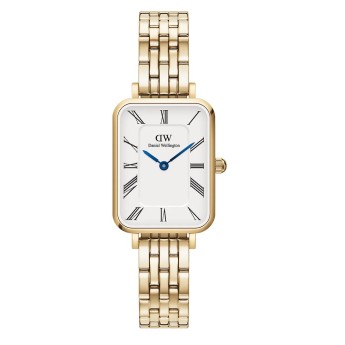 Orologio Donna DANIEL WELLINGTON Quadro Roman Numerals 5-Link Gold - DW00100688