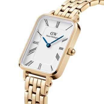 Orologio Donna DANIEL WELLINGTON Quadro Roman Numerals 5-Link Gold - DW00100688