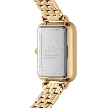 Orologio Donna DANIEL WELLINGTON Quadro Roman Numerals 5-Link Gold - DW00100688