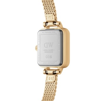 Orologio Donna DANIEL WELLINGTON Quadro Mini Lumine Bezel Gold - DW00100730