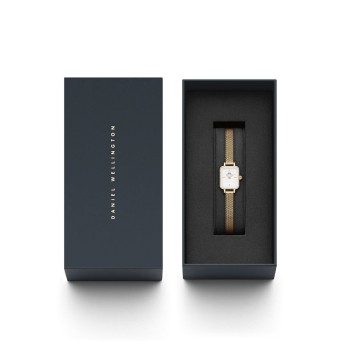 Orologio Donna DANIEL WELLINGTON Quadro Mini Lumine Bezel Gold - DW00100730