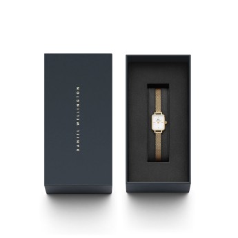 Orologio Donna DANIEL WELLINGTON Quadro Mini Evergold - DW00100725