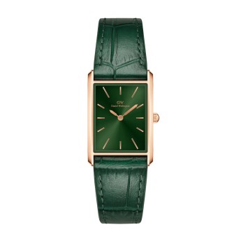 Orologio Donna DANIEL WELLINGTON The Bound Emerald Crocodile Rose Gold - DW00100694