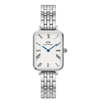 Orologio Donna DANIEL WELLINGTON Quadro Roman Numerals 5-Link Silver - DW00100691