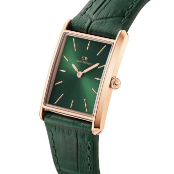 Orologio Donna DANIEL WELLINGTON The Bound Emerald Crocodile Rose Gold - DW00100694