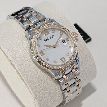 Orologio Donna PAUL PICOT Saint Tropez Steel, Pink Gold e Diamonds - 2693SRLD-N1D4