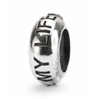 Stop TROLLBEADS Entusiasmo (I love my life) in Argento 925 - TAGBE-20237