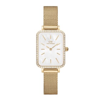 Orologio Donna DANIEL WELLINGTON Quadro Lumine Bezel Evergold - DW00100668