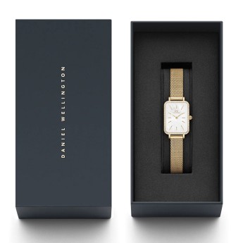 Orologio Donna DANIEL WELLINGTON Quadro Lumine Bezel Evergold - DW00100668